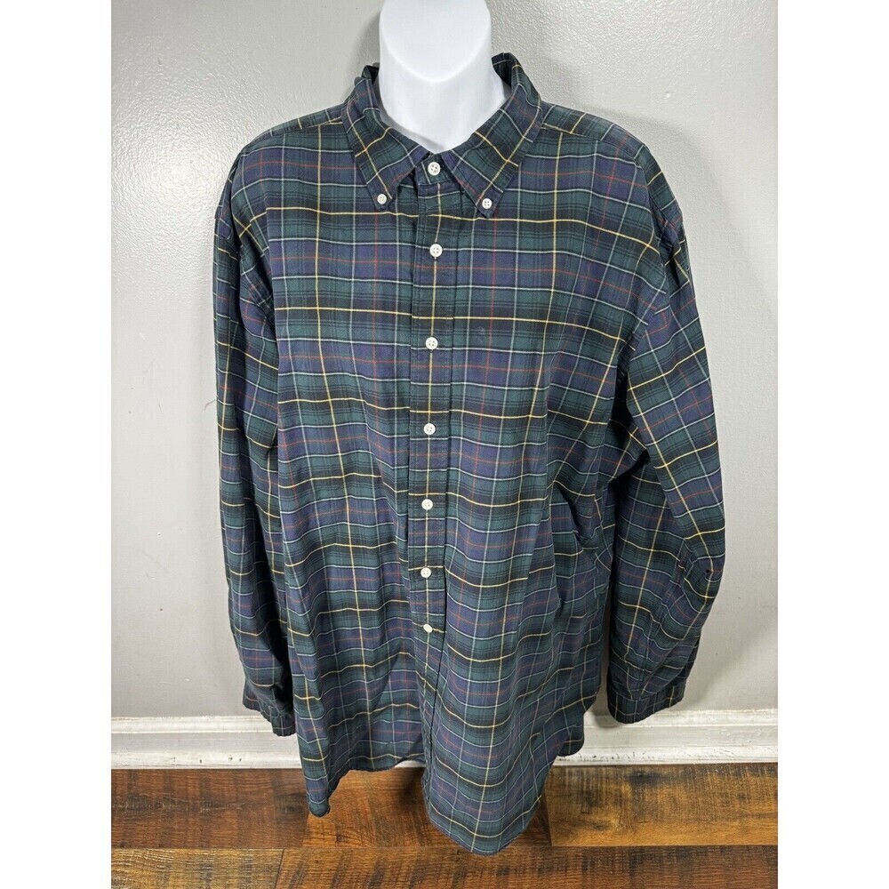 Ralph Lauren Plaid Dress Shirt - Blue and Green